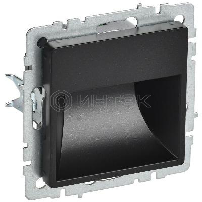 Подсветка светодиодная BRITE встраив. ПЛ20-БрЧ механизм черн. IEK BR-FL20-K02 изображение, фото