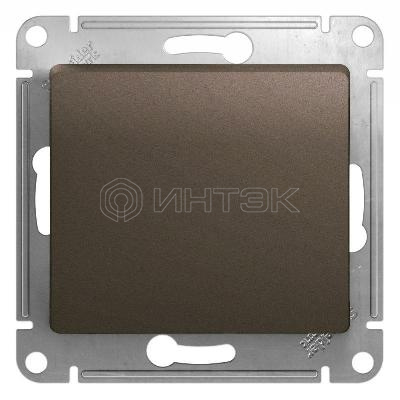 Переключатель проходной 1-кл. СП Glossa 10А IP20 (сх. 6) 10AX механизм шоколад.  Systeme Electric GSL000861 изображение, фото