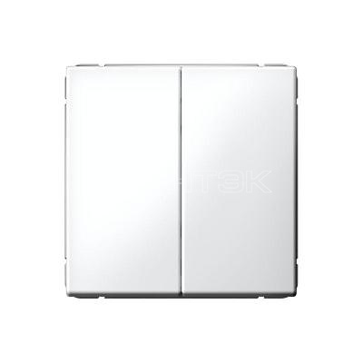 Выключатель кнопочный 2-кл. ArtGallery (сх. 2) 10А механизм лотос Systeme Electric GAL001317 изображение, фото