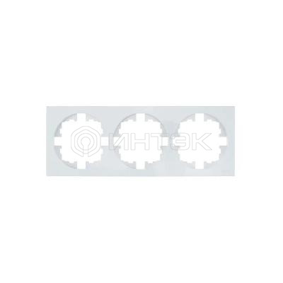 Рамка 3-м O Systeme ElectricN горизонт. квадрат бел. LEZARD 743-0200-148 изображение, фото
