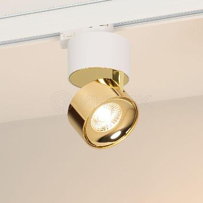 Светильник SP-PLURIO-TRACK-4TR-R77-9W Warm3000 WH-BRS 36 deg 230В 9Вт 3000К IP20 метал. Arlight 038114 изображение, фото