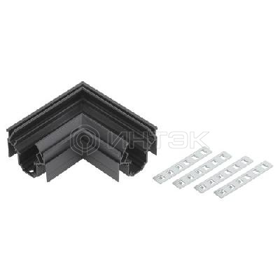 Коннектор угловой TRM-PC20-CC-B для встраив. в натяжной потолок магнитн. шинопровода TRM-PC20 NOVA 48В черн. Эра Б0054793 изображение, фото