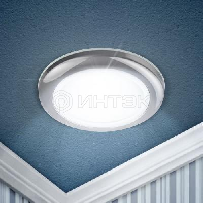 Светильник точечный WR1 CH 50Вт IP44 MR16 12В влагозащ. хром. ЭРА C0043845 изображение, фото