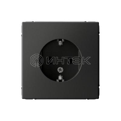 Розетка ArtGallery 16А с заземл. механизм базальт  Systeme Electric GAL001443 изображение, фото