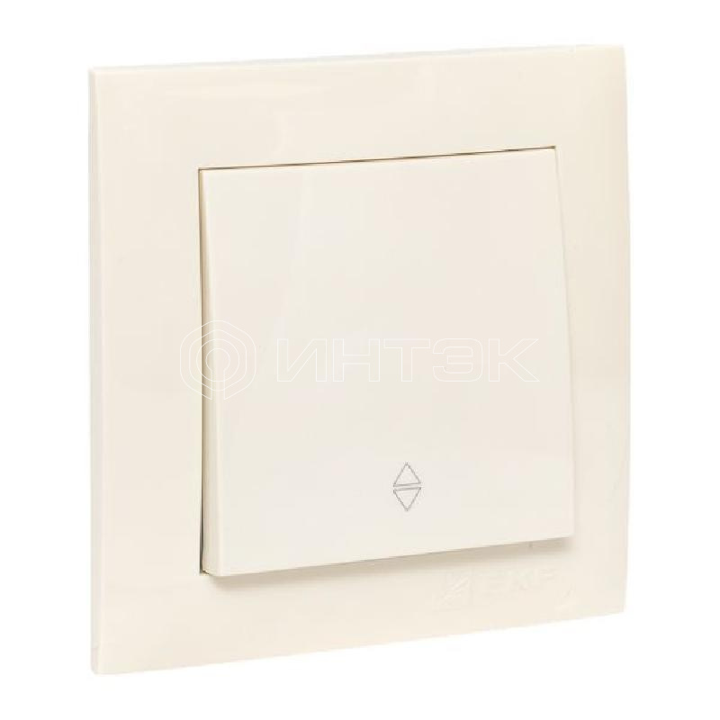 Переключатель проходной 1-кл. СП Валенсия 10А IP20 крем. PROxima EKF EWV10-025-20 изображение, фото