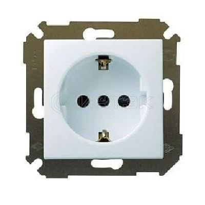 Розетка 1-м СП Simon34 16А IP20 с заземл. механизм бел. Simon 34432-030 изображение, фото