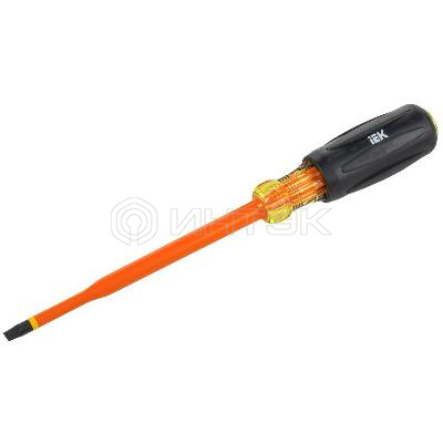 Отвертка диэлектрическая SLIM SL6.5х150 Т3 ARMA2L 5 IEK A2L5-SC31-T3-SL-65-150 изображение, фото