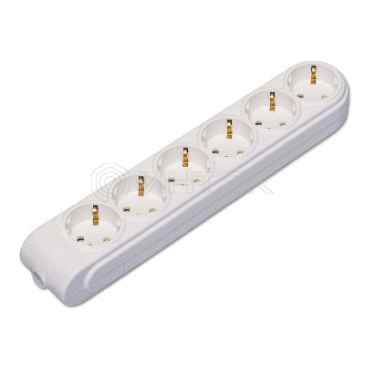 Колодка удлинителя 6-м с заземл. защ. шторки Makel N6210000 изображение, фото