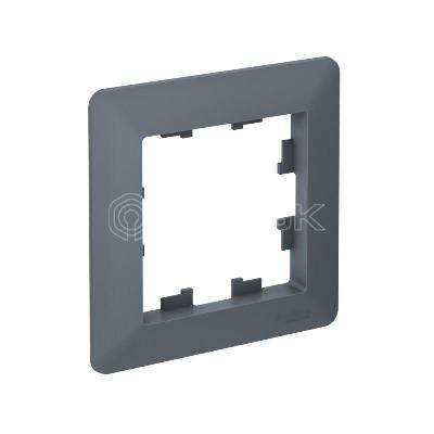 Рамка 1-м AtlasDesign Air грифель/дым. черн. Systeme Electric ATN220701 изображение, фото