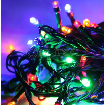 Гирлянда светодиодная 50LED провод 6.5м 8 режимов мигания Космос KOC_GIR50LED_RGB изображение, фото