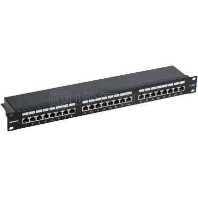 Патч-панель 1U кат.5E FTP 24 порта (Krone) GENERICA PP24-1UC5EF-K05-G изображение, фото