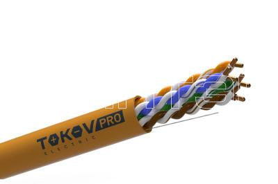 Кабель витая пара U/UTP 4х2х23AWG(0.57мм) кат.6 ZH нг(А)-HF (LSZH) indoor 305м (м) PRO TOKOV ELECTRIC TKP-C06-U42-6-RU-LSZH изображение, фото