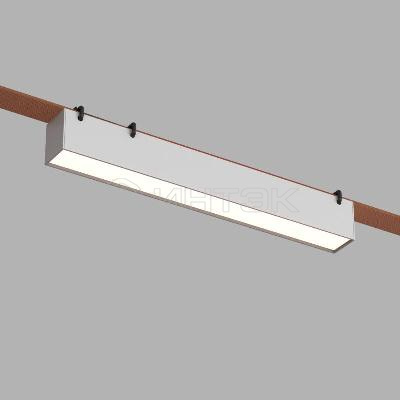 Светильник для трека-ремня Belty Linear 12Вт 4000К IP20 48В DC 323х40х45мм RA90 120град. со светодиодом алюм. бел. DENKIRS 723169 изображение, фото