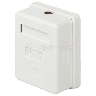 Розетка компьютерная 1-м RJ45 кат.5E экранир. Эра Б0056903 изображение, фото