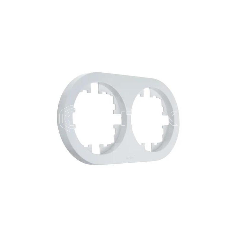 Рамка 2-м O Systeme ElectricN горизонт. круглая бел. LEZARD 744-0200-147 изображение, фото