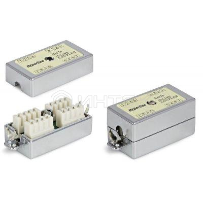 Адаптер проходной (coupler) CA-IDC-C5e-SH-F-WH Dual IDC кат.5E экранир. 4 пары Hyperline 23534 изображение, фото