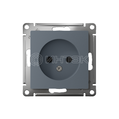 Розетка 1-м СП AtlasDesign 16А IP20 без заземл. защ. шторки механизм грифель Systeme Electric ATN000749 изображение, фото