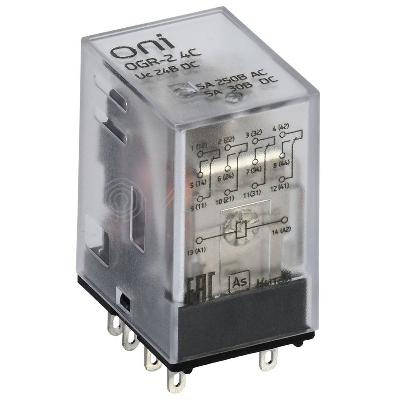Реле общего назначения OGR-2 4C 24В DC ONI OGR-2-4C-DC24V изображение, фото