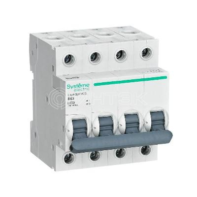 Выключатель автоматический 4п City9 Set (АВ) B 63А 6кА 400В Systeme Electric C9F16463