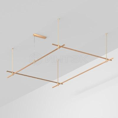Трек ART-APRIORI-RECTANGLE-ROD-800-3000х2000 GD IP20 метал. Arlight 054513 изображение, фото