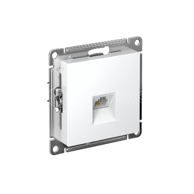 Розетка телефонная AtlasDesign RJ11 механизм лотос Systeme Electric ATN001381 изображение, фото