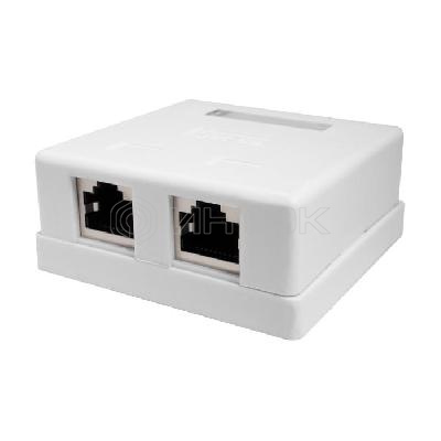 Розетка компьютерная 2м 8P8C (RJ-45) FTP кат.5E SUPRLAN 10-0308 изображение, фото