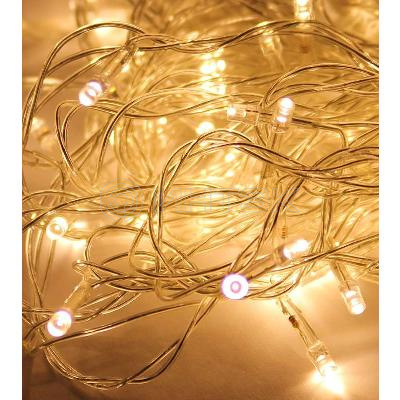 Гирлянда светодиодная 50LED провод 6.5м 8 режимов мигания Космос KOC_GIR50LED_W изображение, фото