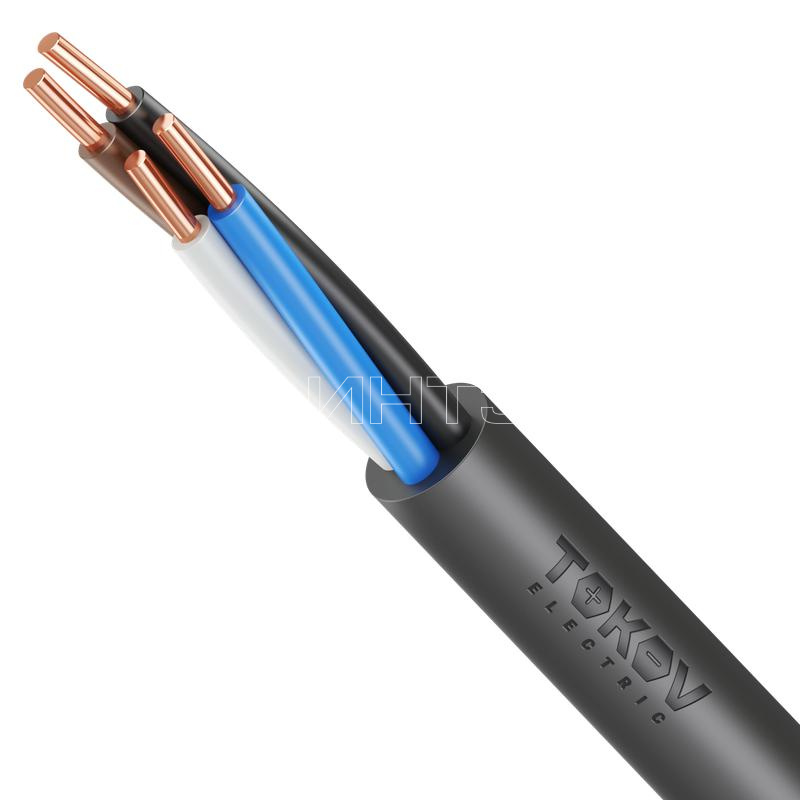 Кабель TOKOV ELECTRIC ВВГнг(А)-LS 4х2.5 ОК (N) 0.66кВ (уп.100м) УТ000028597 изображение, фото
