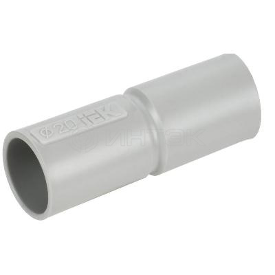 Муфта соединительная для жестких труб d20 GIG-20 ELASTA IEK CTA10D-GIG20-K41-100 изображение, фото