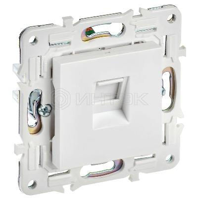 Розетка компьютерная RJ45 кат.5E SKANDY SK-K01W арктич. бел. IEK SK-K10-1-K01 изображение, фото