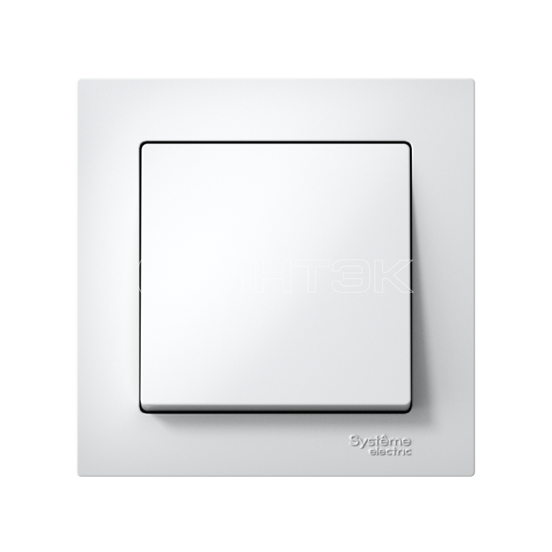 Выключатель 1-кл. СП AtlasDesign 10А IP20 (сх. 1) 10AX в сборе бел.  Systeme Electric ATN000112 изображение, фото