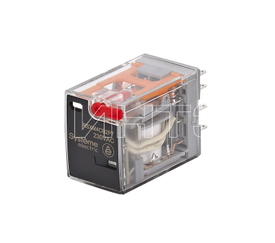 Реле 5А 4перекл. 230В AC тест кнопка LED Systeme Electric RSXM4CB2P7 изображение, фото