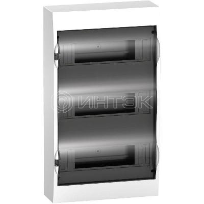 Бокс навесной ОП City9 Box 3 ряда 36мод. с прозр. дверцей  Systeme Electric EZ9E312S2SRU изображение, фото