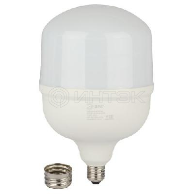 Лампа светодиодная высокомощная STD LED POWER T160-100W-6500-E27/E40 100Вт T160 колокол 6500К нейтр. бел. E27/E40 (переходник в компл.) 8000лм Эра Б0032090 изображение, фото
