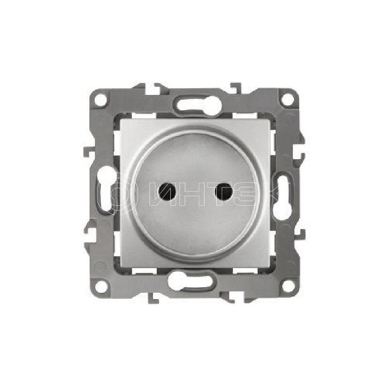 Розетка 1-м СП Эра12 12-2105-03 16А IP20 16AX 250В 2P механизм алюм. Эра Б0018256 изображение, фото