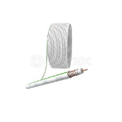 Кабель коаксиальный SAT 703 B.Cu/оплетка Cu 75проц. PVC 75Ом бел. (м) Эра Б0044612 изображение, фото