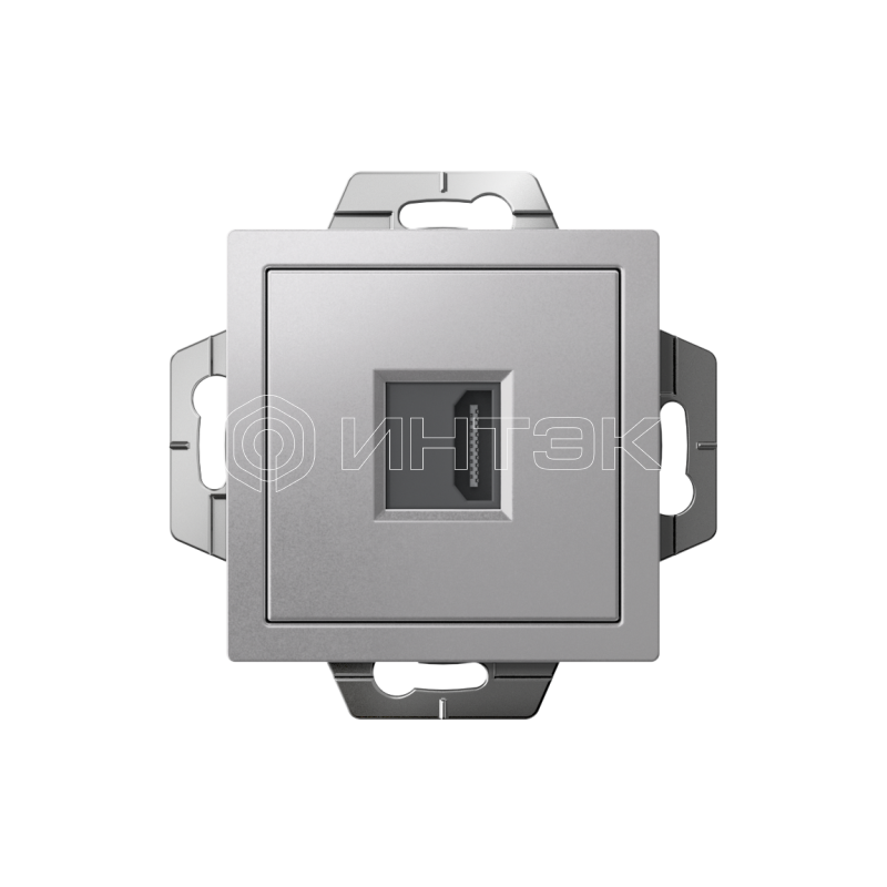 Розетка AtlasDesign HDMI механизм алюм. Systeme Electric ATN000380 изображение, фото