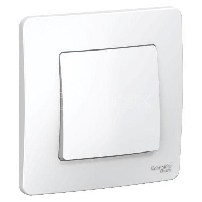 Выключатель 1-кл. СП Blanca 10А IP20 (сх. 1) 250В бел.  Systeme Electric BLNVS010101 изображение, фото