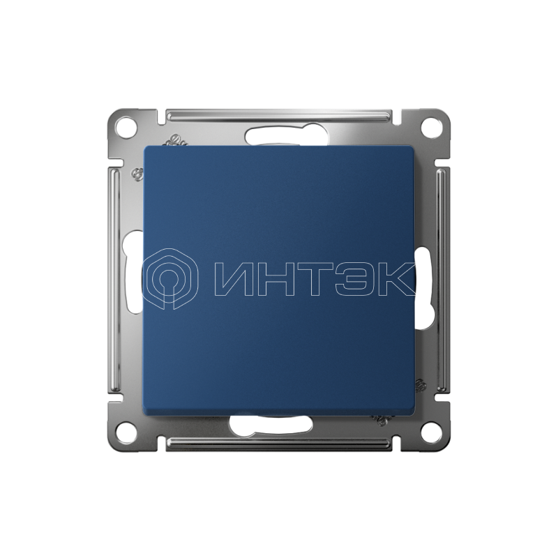 Выключатель AtlasDesign (сх. 1) 10AX с самовозвратом механизм аквамарин  Systeme Electric ATN001115 изображение, фото