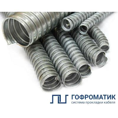 Металлорукав Р3-ЦХ 15 d15мм без протяжки (уп.50м) ГОФРОМАТИК zeta42423 изображение, фото
