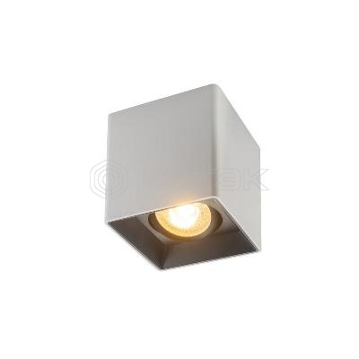 Светильник 10Вт GU5.3 IP20 LED накладной пластик бел./черн. DENKIRS 632184 изображение, фото