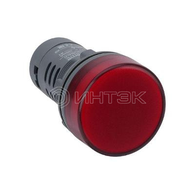 Лампа светосигнальная SB7 d22мм 230В AC красн. моноблочная Systeme Electric SB7EV04MP изображение, фото