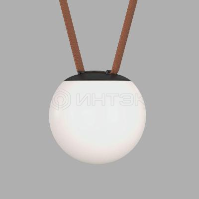 Светильник для трека-ремня Belty Orb 10Вт 4000К IP20 48В DC 150х147мм RA90 120град. со светодиодом акрил черн. DENKIRS 723155 изображение, фото
