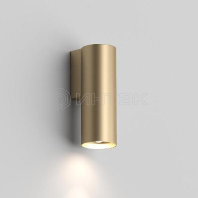 Светильник 15Вт GU10 IP20 LED настен. алюм. матов. зол. DENKIRS 723062 изображение, фото