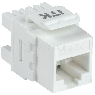 Модуль Keystone Jack кат.5E UTP 110 IDC 180град. ITK CS1-1C5EU-12 изображение, фото