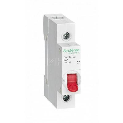Выключатель нагрузки 1п 63А 230В City9 Set Systeme Electric C9S16163
