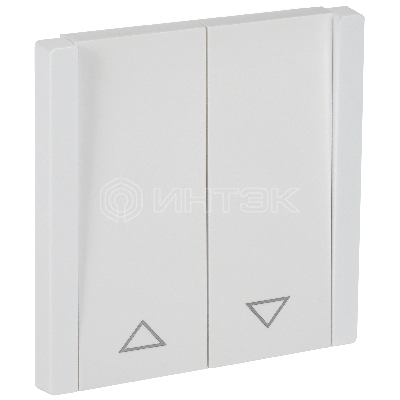 Выключатель жалюзи СП FORTE&PIANO 10А FP211 бел. IEK FP-V15-0-10-1-K01 изображение, фото