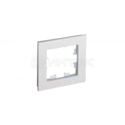 Рамка 1-м AtlasDesign Nature мрамор крем роял Systeme Electric ATN343101 изображение, фото