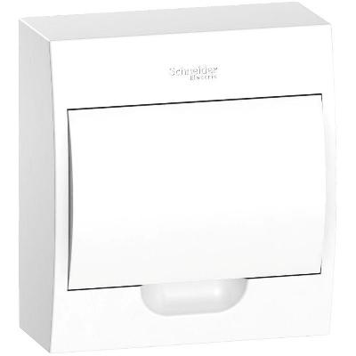 Бокс навесной ОП City9 Box 1 ряд 8мод IP40 IK07 63А 2 клеммы с бел. дверцей Systeme Electric EZ9E108P2SRU