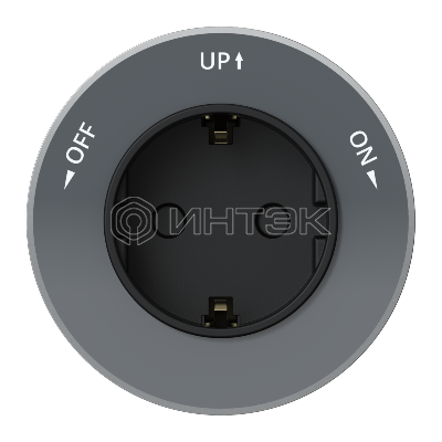 Розетка MultiTrack 16А 250В 2P+E кругл. графит Systeme Electric MTK13001G изображение, фото